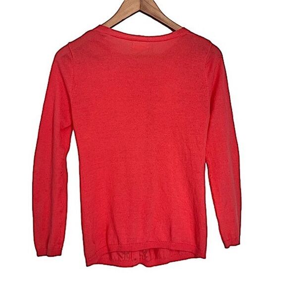 🌴 Tucker+Tate Spring Cardigan Sweater Coral Girls Large/14 - Picture 3 of 9
